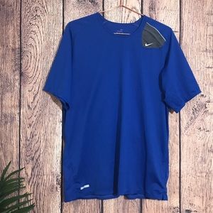 Nike Sphere Dry Athletic Shirt XL Blue Gray
